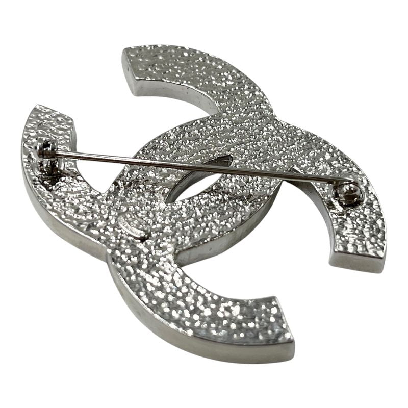 Chanel Brooch 01p Coco Mark Brooch Silver Unisex Instone