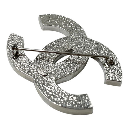 Chanel Brooch 01p Coco Mark Brooch Silver Unisex Instone