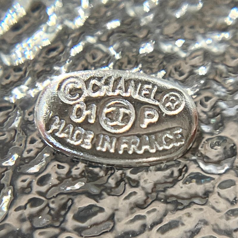 Chanel Brooch 01p Coco Mark Brooch Silver Unisex Instone
