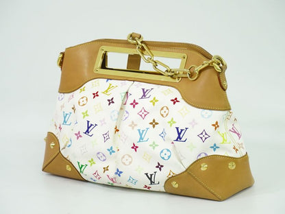 Authentic Louis Vuitton LV Judy GM Monogram Multicolor 2WAY Shoulder Bag