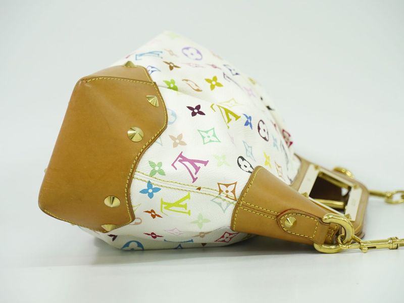 Authentic Louis Vuitton LV Judy GM Monogram Multicolor 2WAY Shoulder Bag