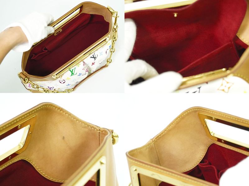 Authentic Louis Vuitton LV Judy GM Monogram Multicolor 2WAY Shoulder Bag