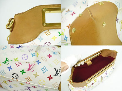 Authentic Louis Vuitton LV Judy GM Monogram Multicolor 2WAY Shoulder Bag