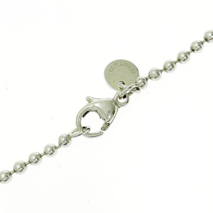 Tiffany & Co Silver Gold Heart Arrow Necklace 24.4g 925 750 Engraved 459186