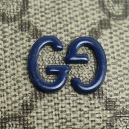 Gucci GG Trifold Wallet With GG Detailing Trifold Wallet Beige Blue 769225