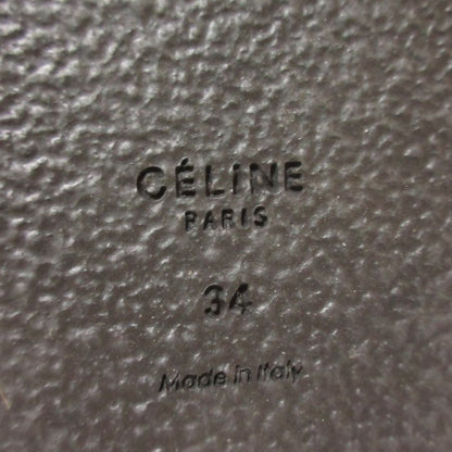 Celine Phoebe Period Platform Fur Sandals 34 Approx 21cm (8.27in) Brown X Black