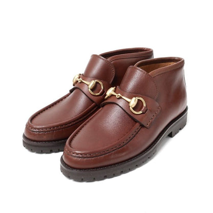 Gucci Boots Size 35 1 2 Horsebit Ankle Booties Leather Shoes 20251110 Ra6336