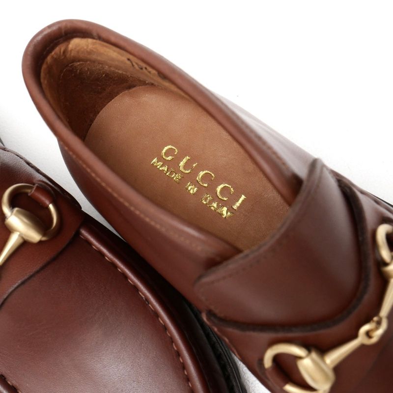 Gucci Boots Size 35 1 2 Horsebit Ankle Booties Leather Shoes 20251110 Ra6336