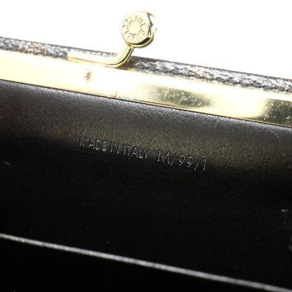 Celine Coin Case Macadam Triomphe All Over Pattern Coin Purse Wallet With