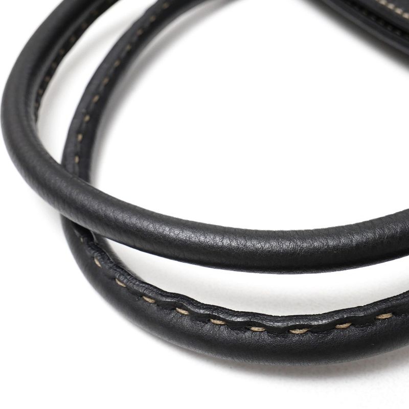 Fendi Selleria Handbag FF Double F Star Ring Silver 925 Logo Plate Leather