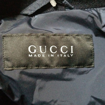 Gucci Down Jacket Size 44 S Mens - 318192 Z4487 Dark Navy And Black Long