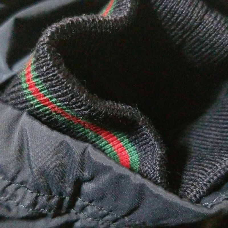 Gucci Down Jacket Size 44 S Mens - 318192 Z4487 Dark Navy And Black Long