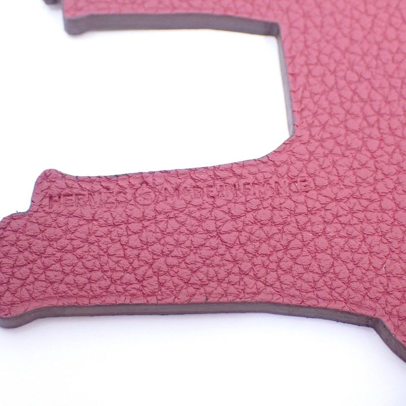 Hermes Petit Ash Elephant Red Brown Pendant