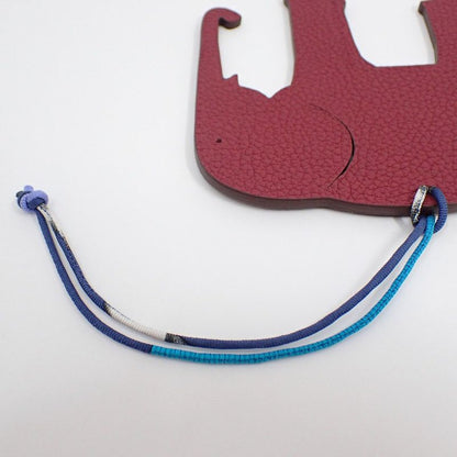 Hermes Petit Ash Elephant Red Brown Pendant