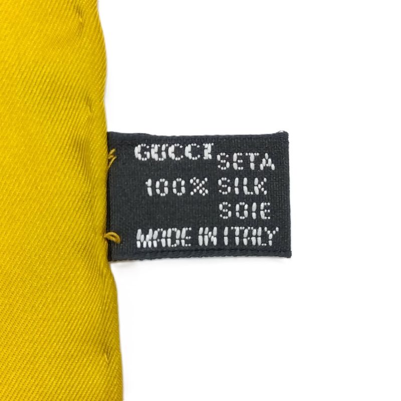 Gucci Horsebit Handkerchief Silk Khaki