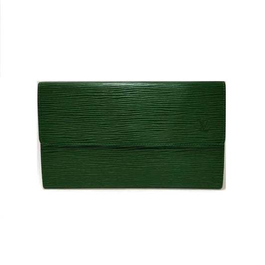 Louis Vuitton Porte Trésor International Long Wallet Epi M63384 Borneo Green