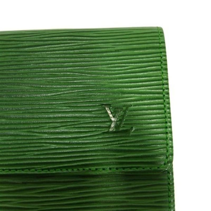 Louis Vuitton Porte Trésor International Long Wallet Epi M63384 Borneo Green