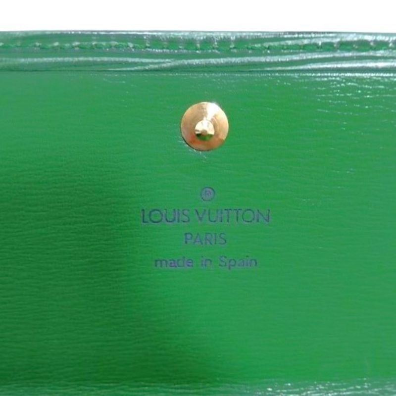 Louis Vuitton Porte Trésor International Long Wallet Epi M63384 Borneo Green