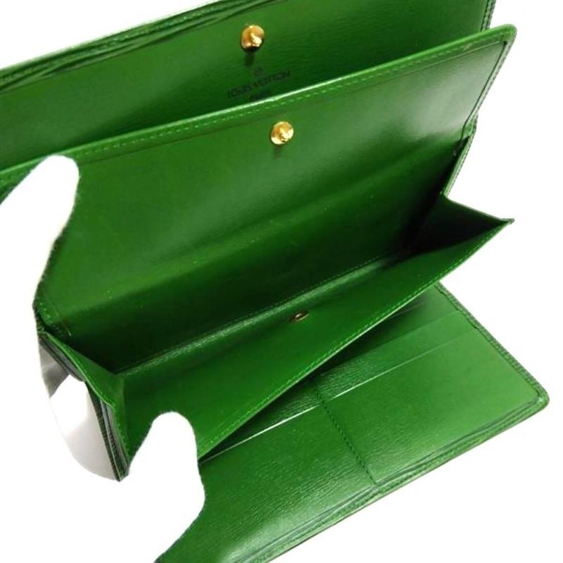 Louis Vuitton Porte Trésor International Long Wallet Epi M63384 Borneo Green