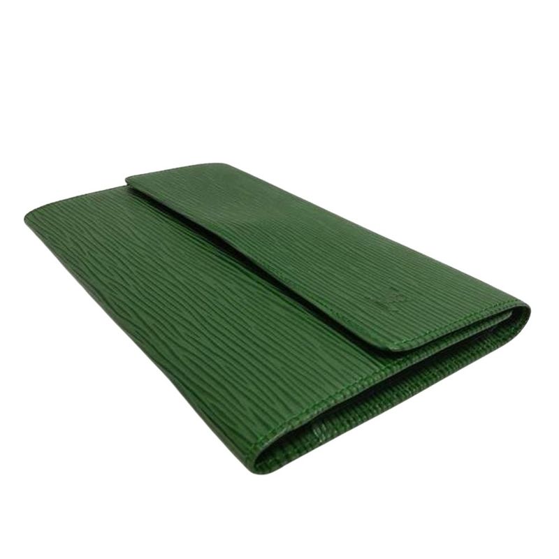 Louis Vuitton Porte Trésor International Long Wallet Epi M63384 Borneo Green