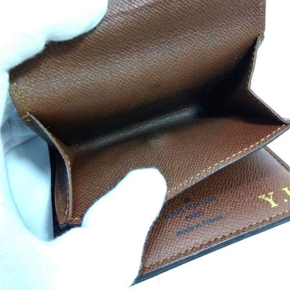 Louis Vuitton Portefeuille Hélène Trifold Wallet Monogram Canvas M60253 Brown