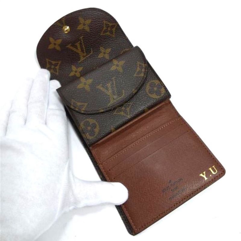 Louis Vuitton Portefeuille Hélène Trifold Wallet Monogram Canvas M60253 Brown