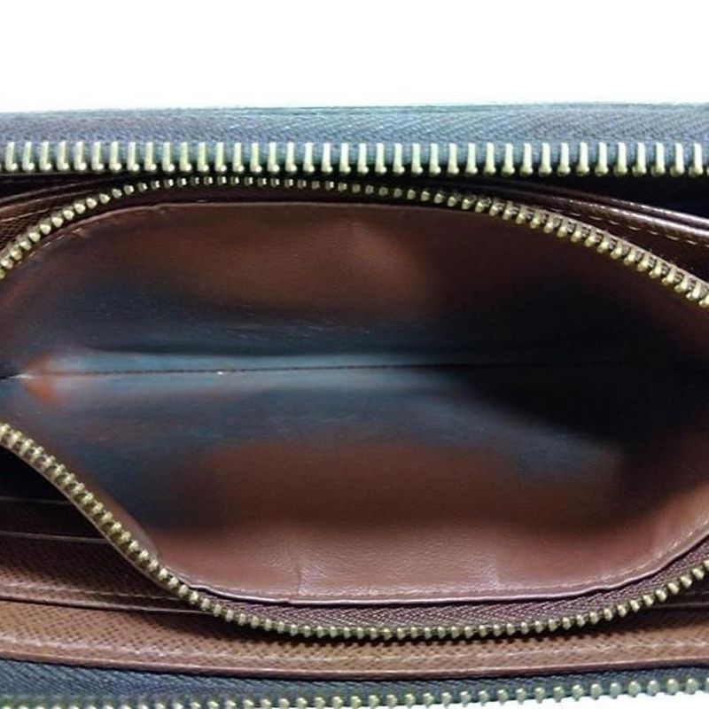 Louis Vuitton Zippy Wallet Round Zipper Monogram Canvas M60017 Brown Ca5009