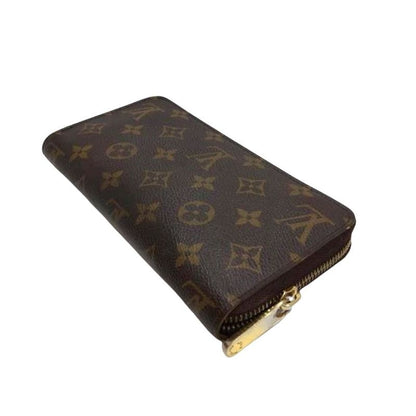 Louis Vuitton Zippy Wallet Round Zipper Monogram Canvas M60017 Brown Ca5009