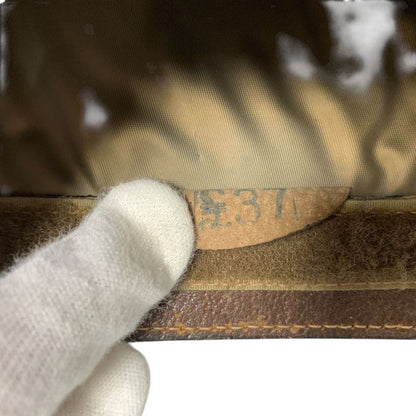 114 Gucci Parfums Gucci Parfums Second Bag Sherry Line PVC Leather Used Clutch