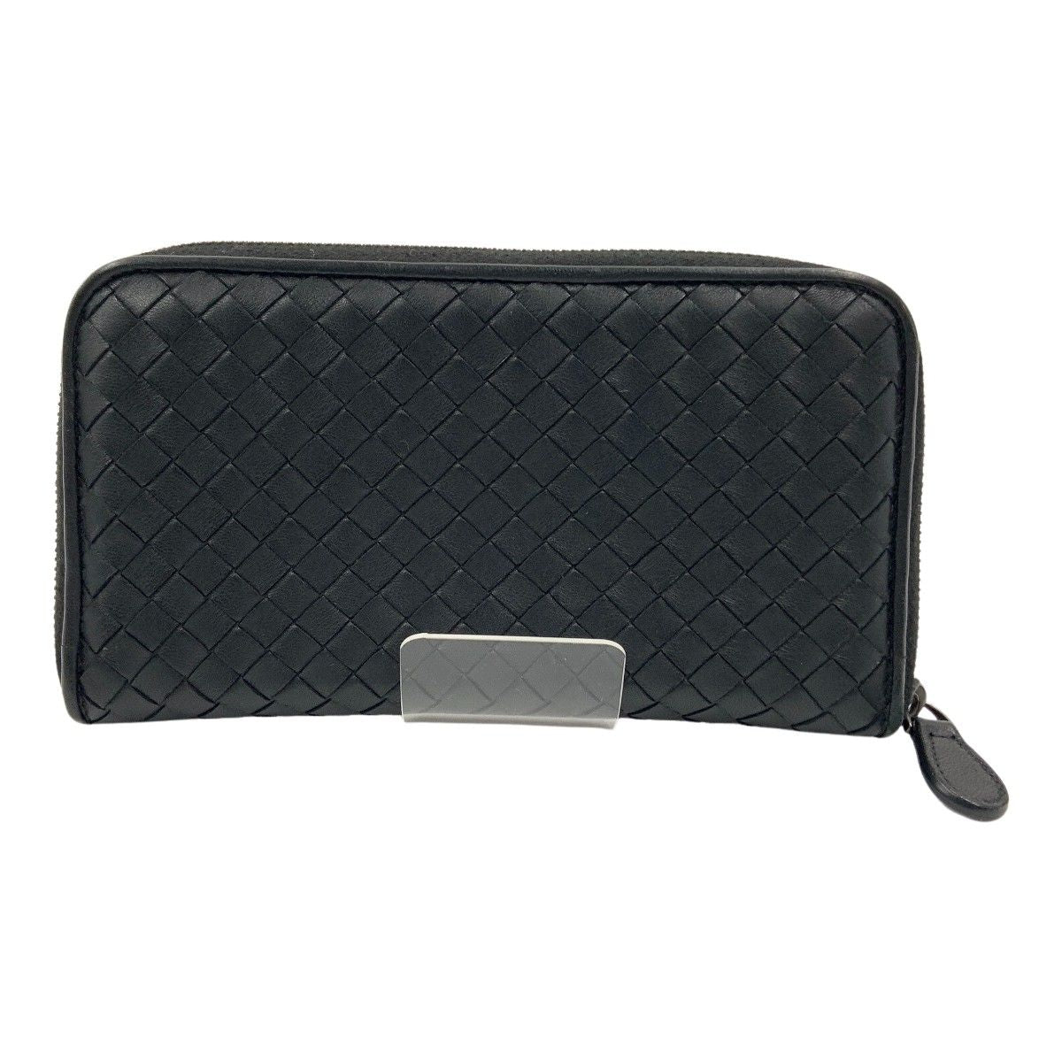 Bottega Veneta Intrecciato Round Zipper Long Wallet