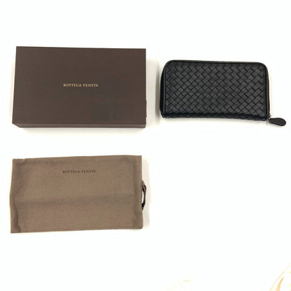Bottega Veneta Intrecciato Round Zipper Long Wallet