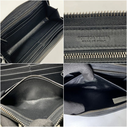 Bottega Veneta Intrecciato Round Zipper Long Wallet