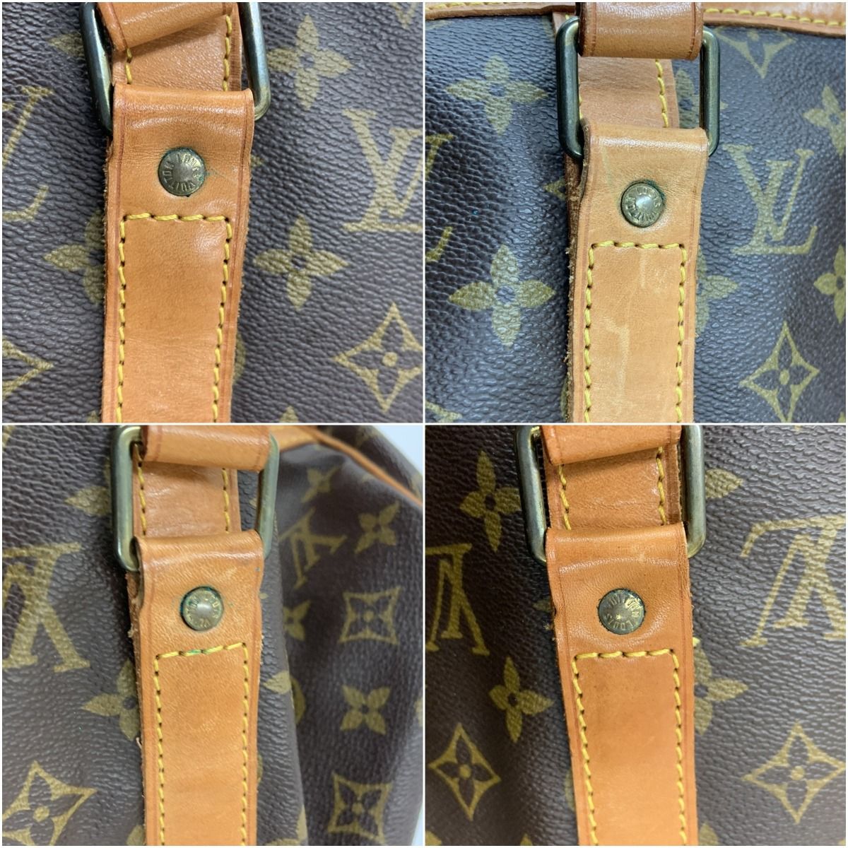 Louis Vuitton Monogram Saxophone Pool 45 Boston Bag M41624 Brown