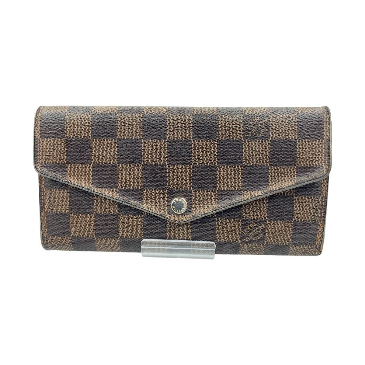 Louis Vuitton Damier Portefeuille Sarah Bifold Wallet N63209 with Initials