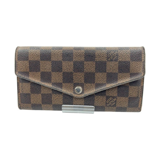 Louis Vuitton Damier Portefeuille Sarah Bifold Wallet N63209 with Initials