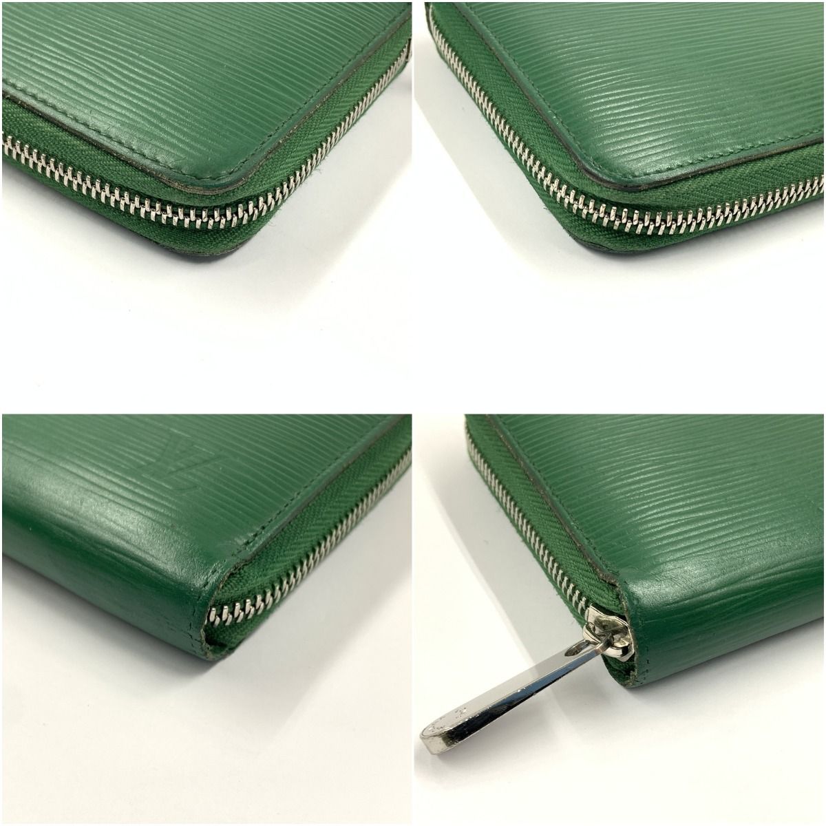 Louis Vuitton Epi Zippy Wallet Long Wallet M60303 Green