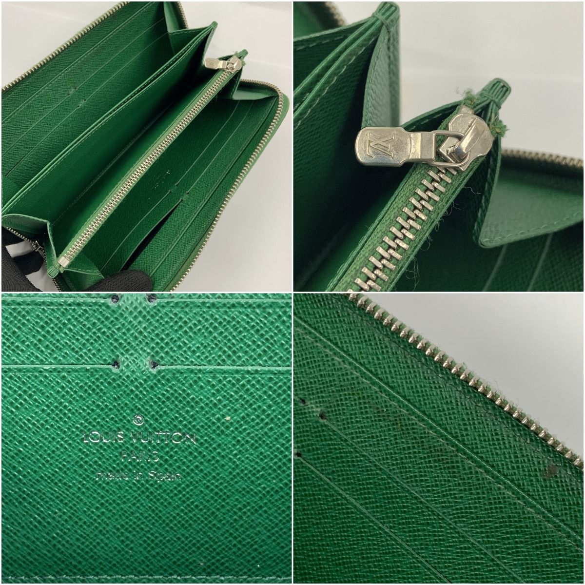 Louis Vuitton Epi Zippy Wallet Long Wallet M60303 Green