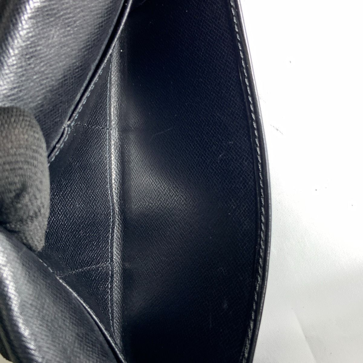 Louis Vuitton Epi Bifold Wallet Black Delivery As Is Junk Item