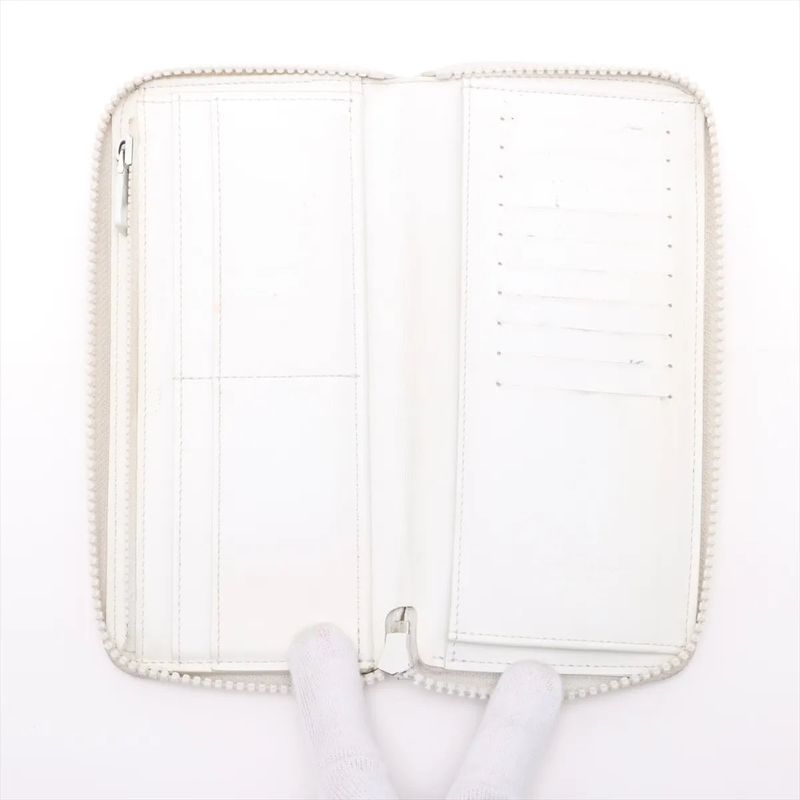 Louis Vuitton Zippy Wallet LV Friends M80337 Leather Long Wallet Round Zipper