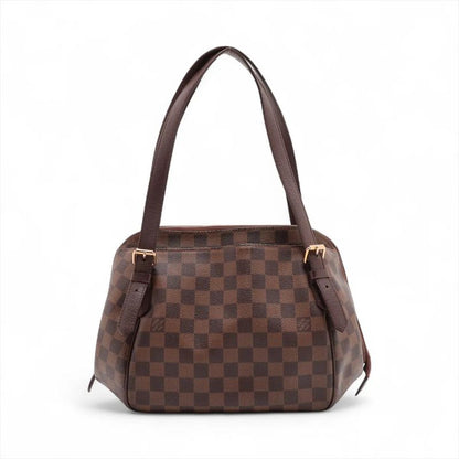 Louis Vuitton Damier Belem PM N51173 Leather Handbag Tote Genuine Leather Women