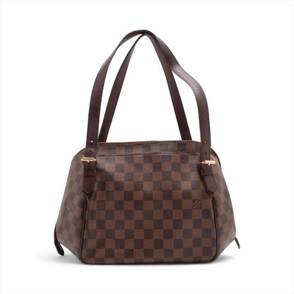 Louis Vuitton Damier Belem PM N51173 Leather Handbag Tote Genuine Leather Women