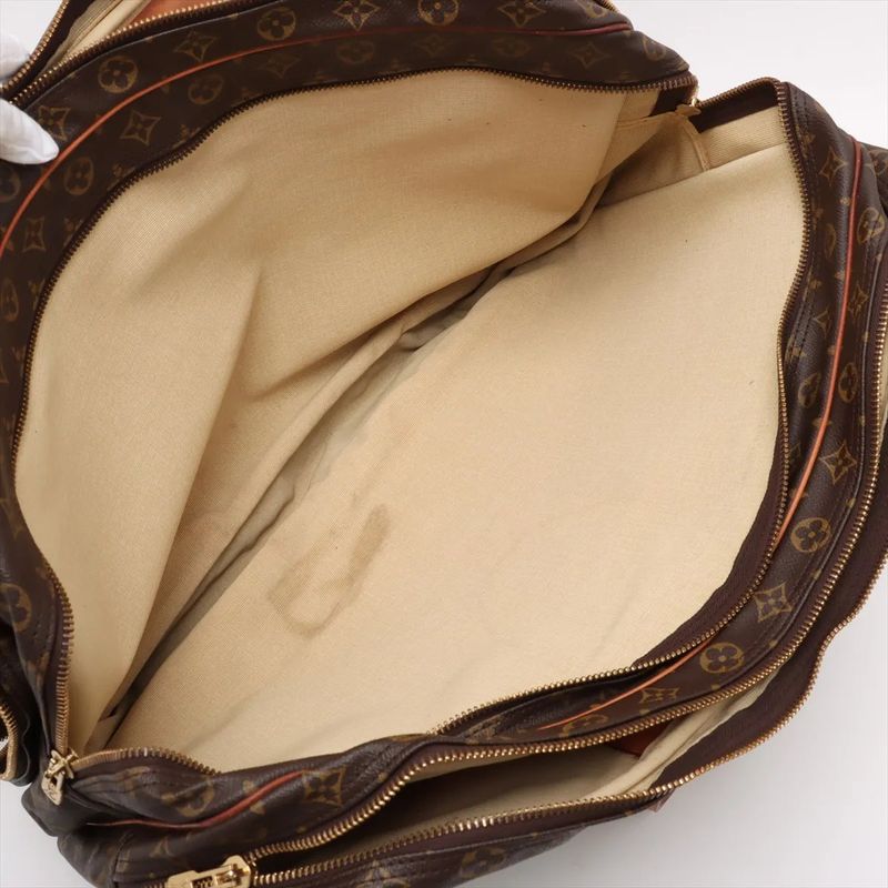 Louis Vuitton Monogram Sirius 55 M41404 Leather Boston Bag Business Travel Tote