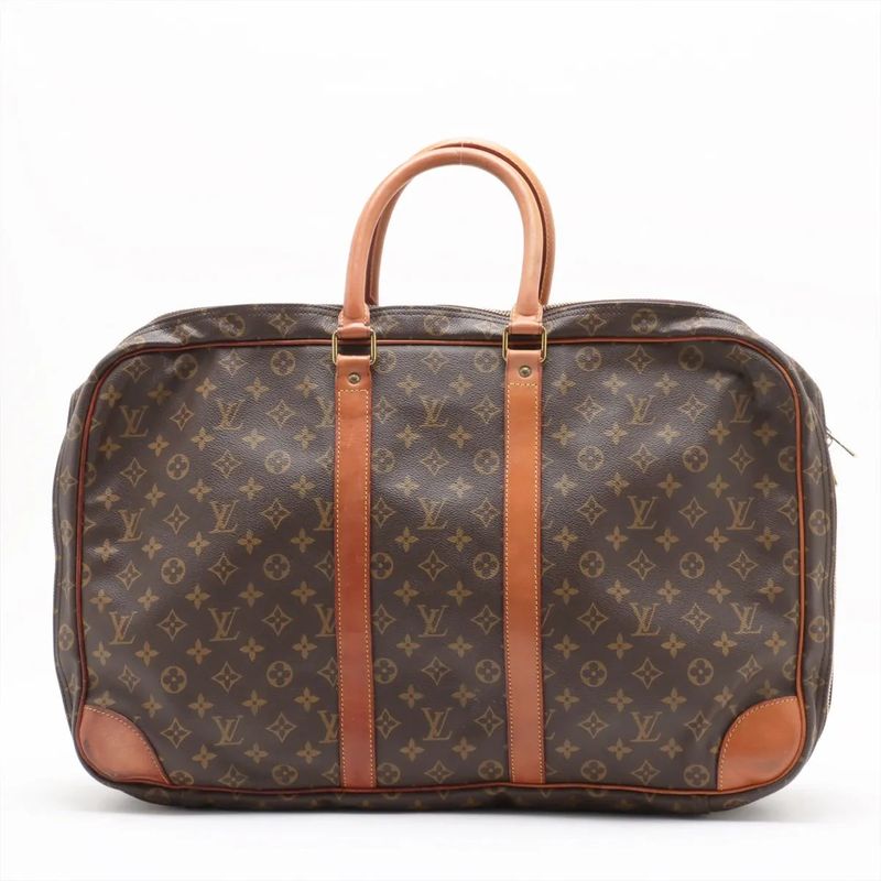 Louis Vuitton Monogram Sirius 55 M41404 Leather Boston Bag Business Travel Tote