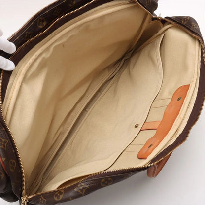 Louis Vuitton Monogram Sirius 55 M41404 Leather Boston Bag Business Travel Tote