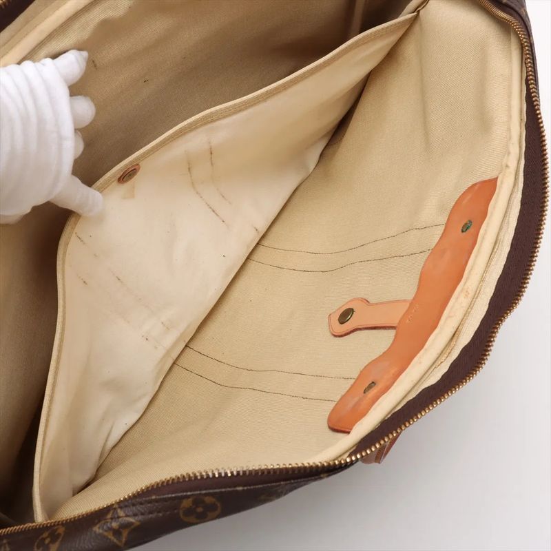 Louis Vuitton Monogram Sirius 55 M41404 Leather Boston Bag Business Travel Tote