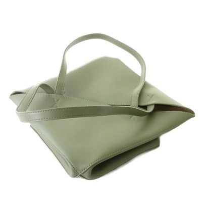 Loewe Similar Puzzle Fold Tote Bag Handbag Leather Calfskin Medium Khaki