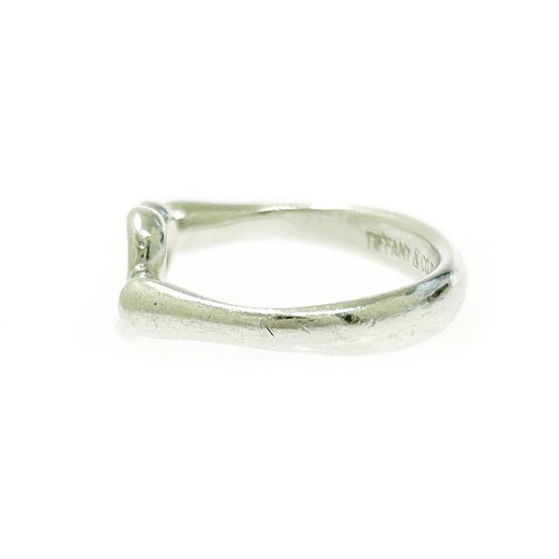 Tiffany & Co Silver Open Heart Ring 2.4g 925 Engraved 498351 Ring