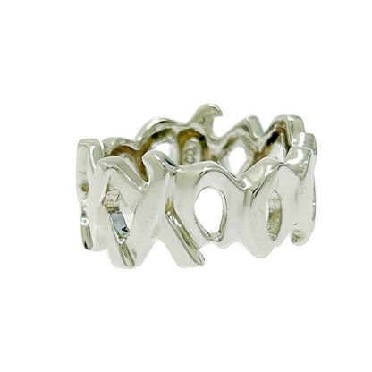 Tiffany & Co Tiffany & Co Silver Paloma Picasso Love & Kiss Ring 4.4g 925