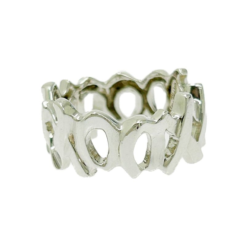 Tiffany & Co Tiffany & Co Silver Paloma Picasso Love & Kiss Ring 4.4g 925