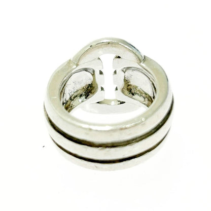 Tiffany & Co Silver Grooved Circle Ring 11.6g 925 Engraved 499099 Ring